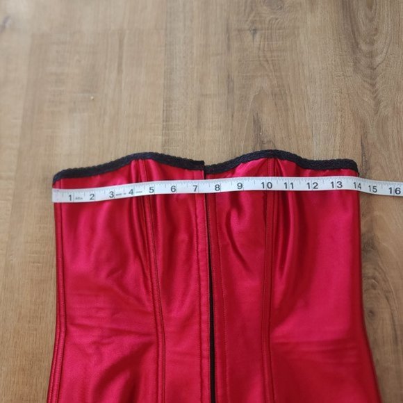 Roselle La Vie En Rose Red and black Corset - Picture 3 of 9